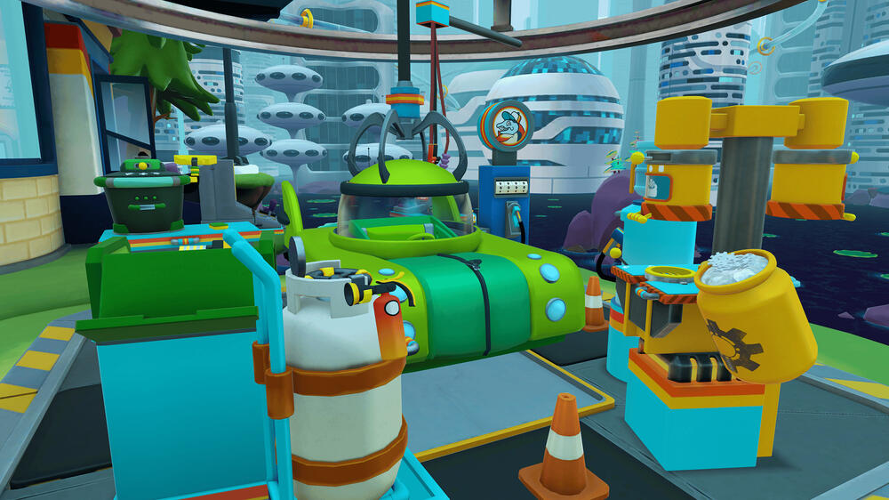 Dimensional Double Shift Comsomnious High. VR game for Quest, Steam, and PSVR